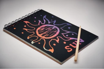 Kraabitav joonistusplokk Black