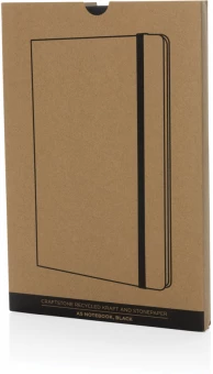 Craftstone A5 vihko r-kraft-materiaalista ja kivipaperista