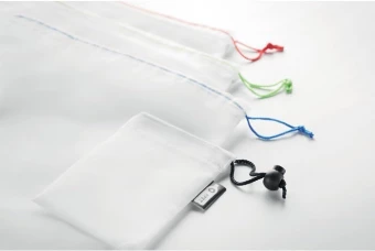 Krookpaeltega kottide komplekt