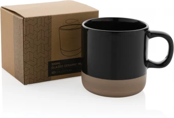 Lasitettu keraaminen muki