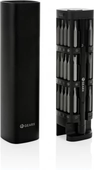 Gear X RCS kierrätysalumiinista valmistettu tarkkuusruuvimeisselisarja 56 kpl