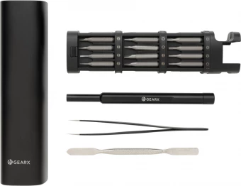 Gear X RCS kierrätysalumiinista valmistettu tarkkuusruuvimeisselisarja 56 kpl