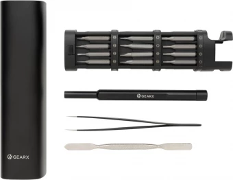 Gear X RCS kierrätysalumiinista valmistettu tarkkuusruuvimeisselisarja 56 kpl