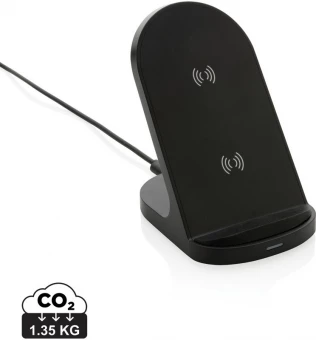 RCS otrreizējās pārstrādes plastmasas dubultās spoles bezvadu statīvs 15W