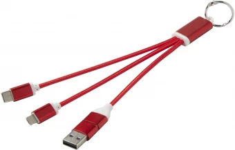 Laadimiskaabel Metal 4-in-1