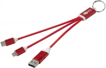 Laadimiskaabel Metal 4-in-1