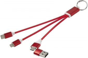 Laadimiskaabel Metal 4-in-1