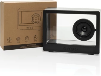 Läbipaistev 5W juhtmevaba kõlar RGB-ga