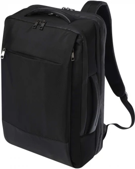 Expedition Pro 17 tuuman GRS-kierrätetystä materiaalista valmistettu laajennettava reppu kannettavalle, 35 l - Musta