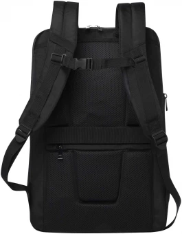 Expedition Pro 17 tuuman GRS-kierrätetystä materiaalista valmistettu laajennettava reppu kannettavalle, 35 l - Musta
