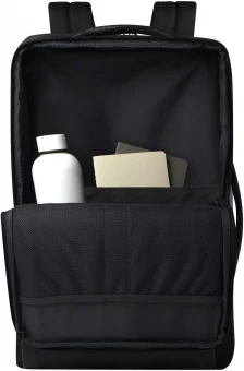 Expedition Pro 17 tuuman GRS-kierrätetystä materiaalista valmistettu laajennettava reppu kannettavalle, 35 l - Musta