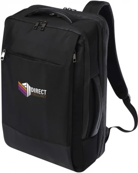 Expedition Pro 17 tuuman GRS-kierrätetystä materiaalista valmistettu laajennettava reppu kannettavalle, 35 l - Musta