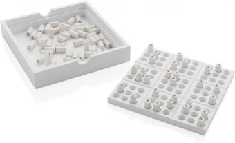 FSC® puinen Sudoku-peli, valkoinen