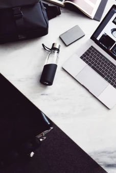 Lean Glass Water Bottle 550ml