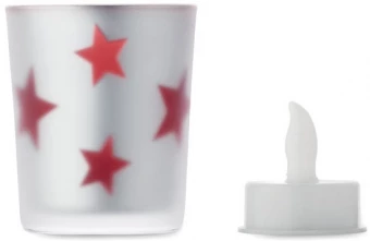 LED-teeküünal klaaspurgis Landle