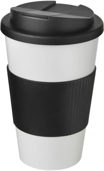 Americano® 350 ml muki, läikyttämätön kansi, grippi