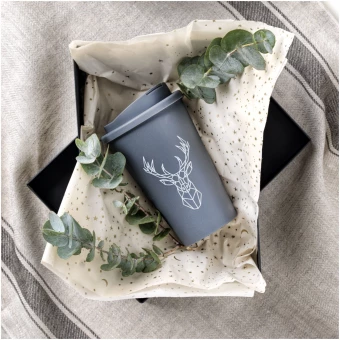 Americano® 350 ml muki, läikyttämätön kansi
