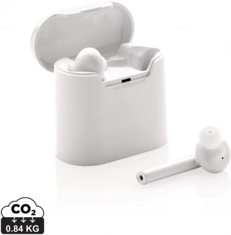 Liberty wireless earbuds in charging case