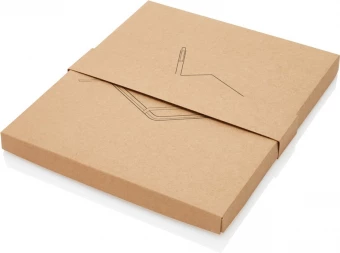 A5 muistikirjalla bambukynällä, sisältää styluksen