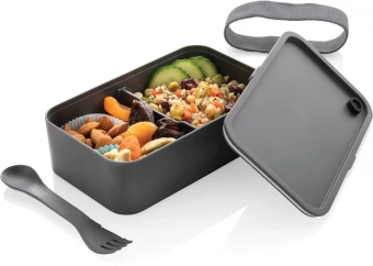 PP eväslaatikko sporkilla