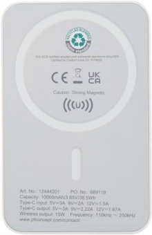 Magnetiline akupank Acrab 10 000 mAh