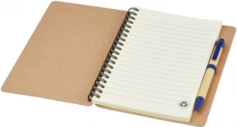 Priestly-muistivihko ja kynä, kierrätetty