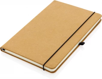 A5 kovakantinen vihko kierrätetystä nahasta