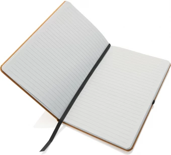 A5 kovakantinen vihko kierrätetystä nahasta