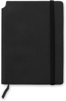 Muistikirja PU-kannella, viivoitettu paperi