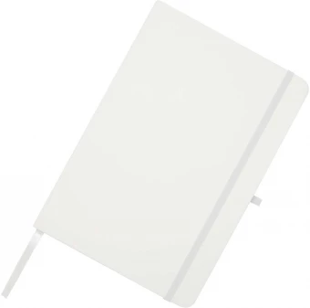 Teak A5 kierrätetty kovakantinen muistikirja viivoitetuilla sivuilla.