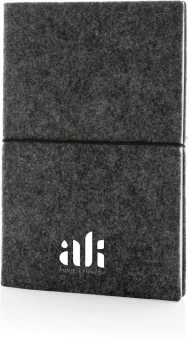 Märkmik vildist kaantega