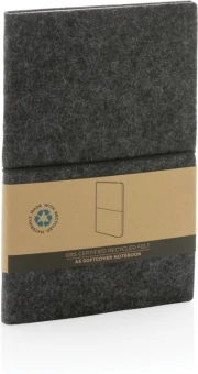 Märkmik vildist kaantega