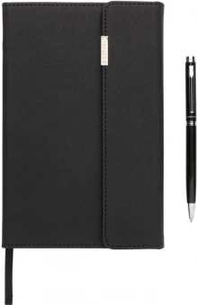 Swiss Peak deluxe A5 notebook and pen set
