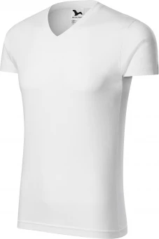 Slim Fit V-kaelusega meeste T-särk