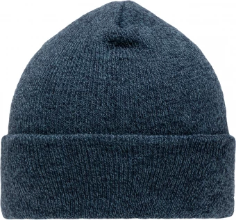 Melange stiilis kootud beanie ülaservaga