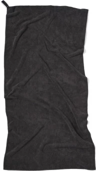 VINGA GRS RPET active dry towel large, black