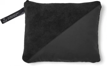 VINGA GRS RPET active dry towel large, black