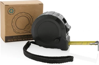 RCS 5M/19 mm mittanauha stop-painikkeella