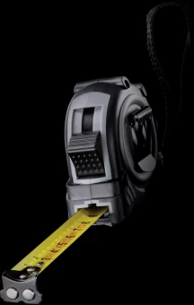 RCS kierrätysmuovista valmistettu Grip 5M/19mm mittanauha