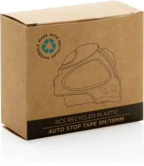 RCS kierrätysmuovista valmistettu Autostop mittanauha 5M/19mm