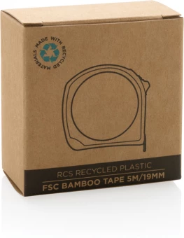 RCS 5M/19mm bambumittanauha kierrätetystä muovista