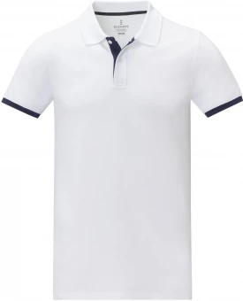 Morgan meeste lühikeste varrukatega topelttoonide polosärk