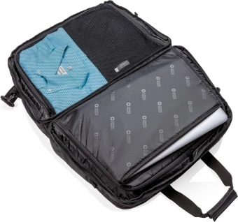 Swiss Peak RFID dufelis ar čemodāna atvērumu