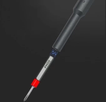 SCX.design T20 30-osainen ruuvimeisseli- ja korjaussarja alumiinikotelossa.
