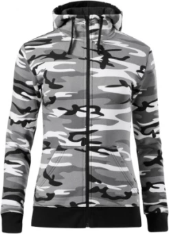 Naiste dressipluus Camo Zipper