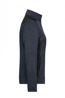 Naiste kergesti hooldatav kootud fliisjakk