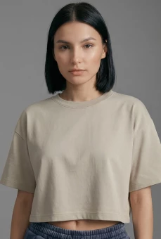 Naisten crop T-paita SAREK