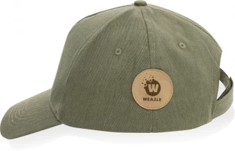 Impact 5-paneelinen lippalakki kierrätetystä puuvillasta