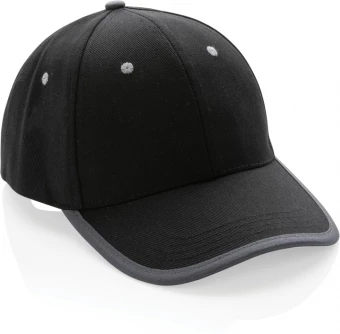 Impact AWARE™ lippalakki 6 paneelilla harjatusta puuvillasta