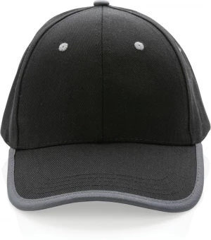 Impact AWARE™ lippalakki 6 paneelilla harjatusta puuvillasta